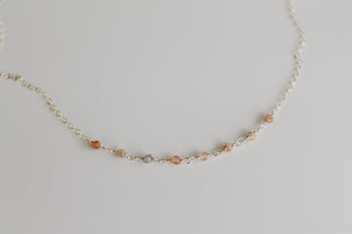 Blossom Peach Moonstone Necklace