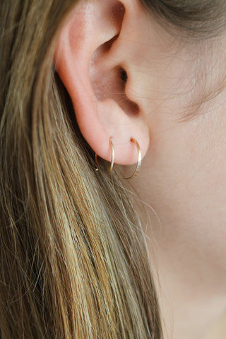 Double Hoop Earrings - Scarlett