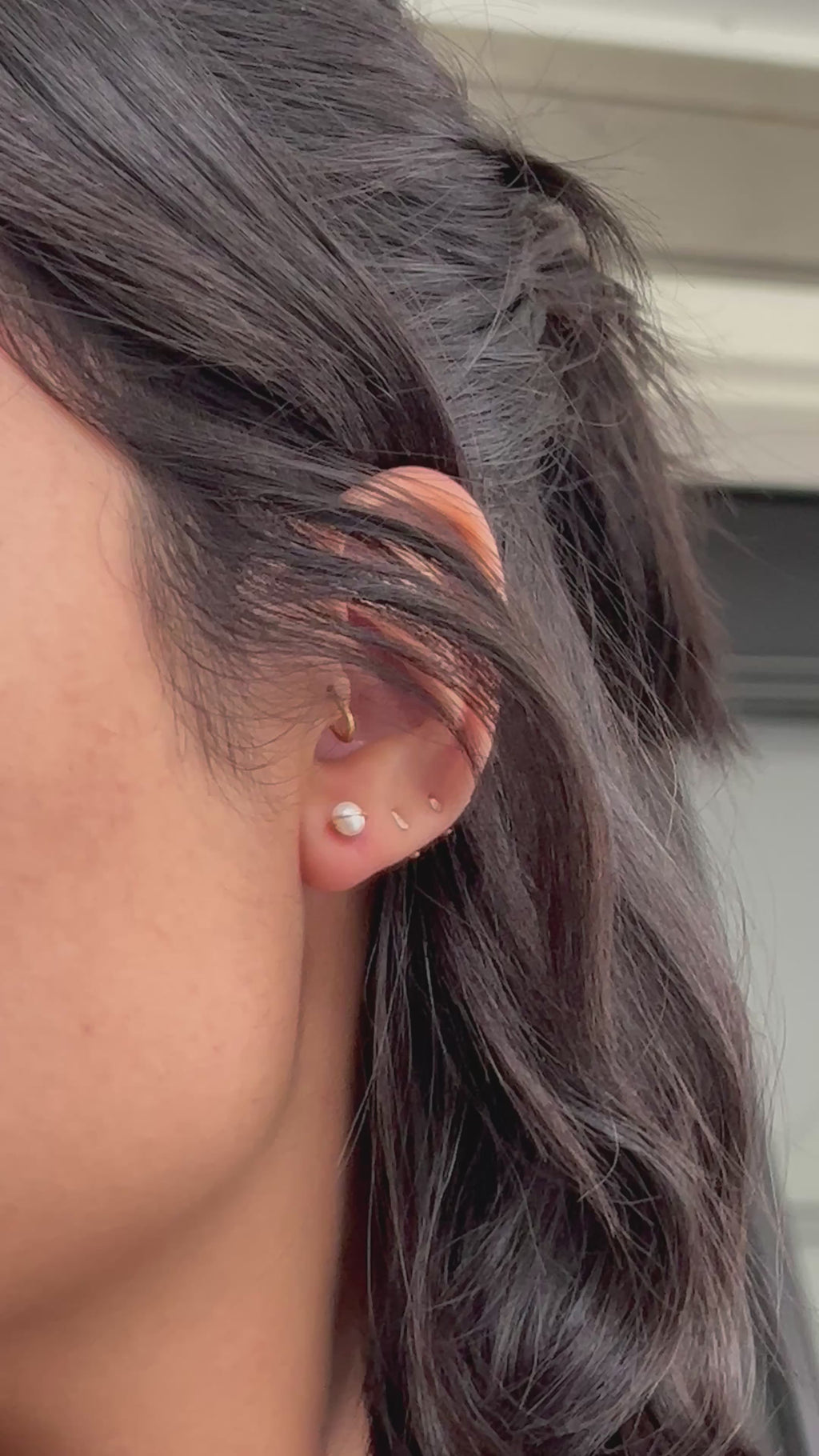 Boucles d'oreilles pierre de naissance - Perle d'eau douce (juin) - Pureté