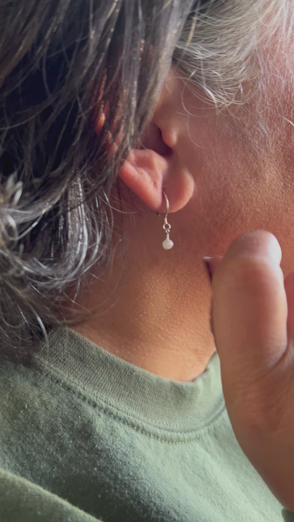 Créoles à enfiler (Pierre de lune pêche)