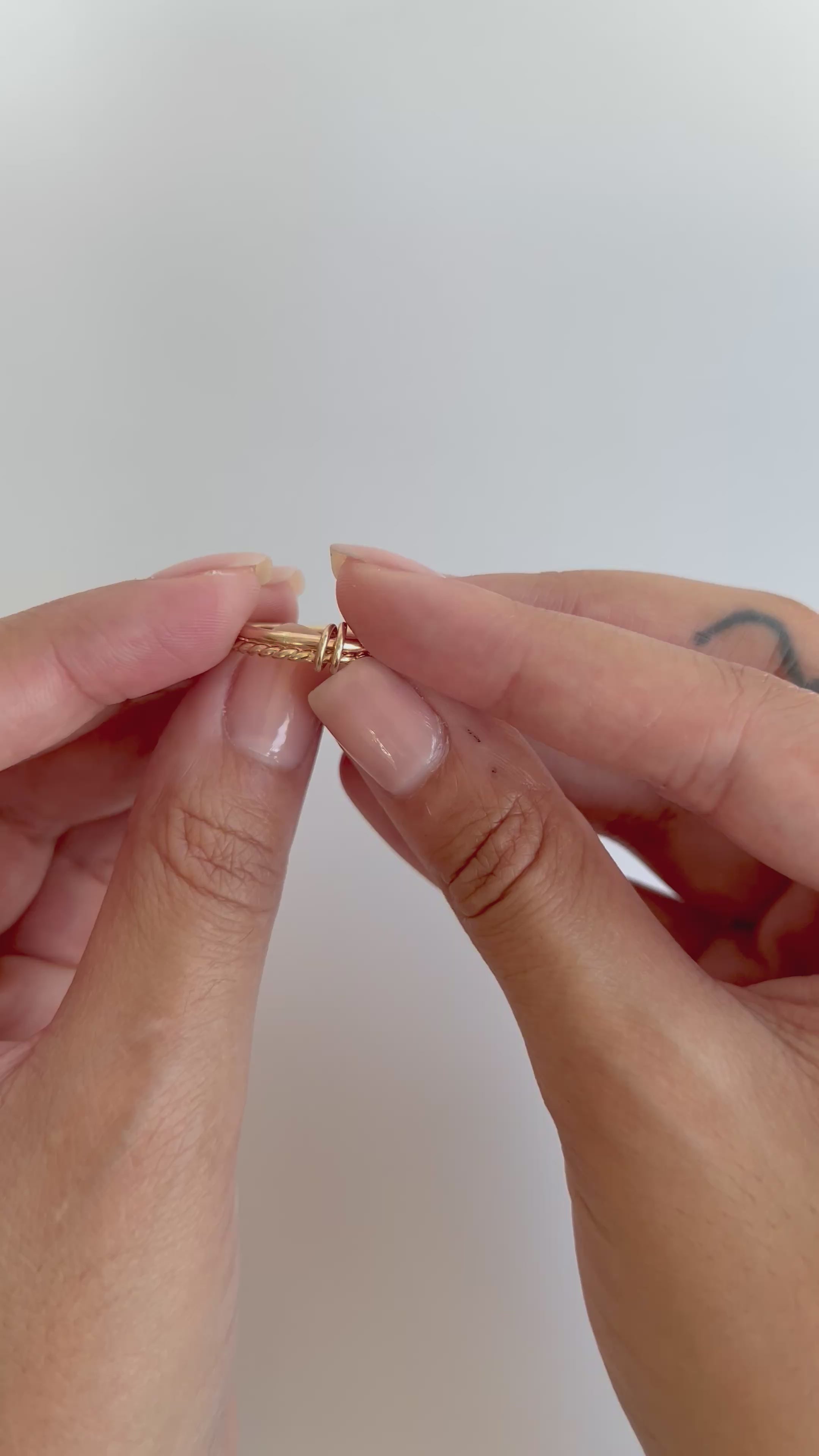 Double Banded Fidget Ring