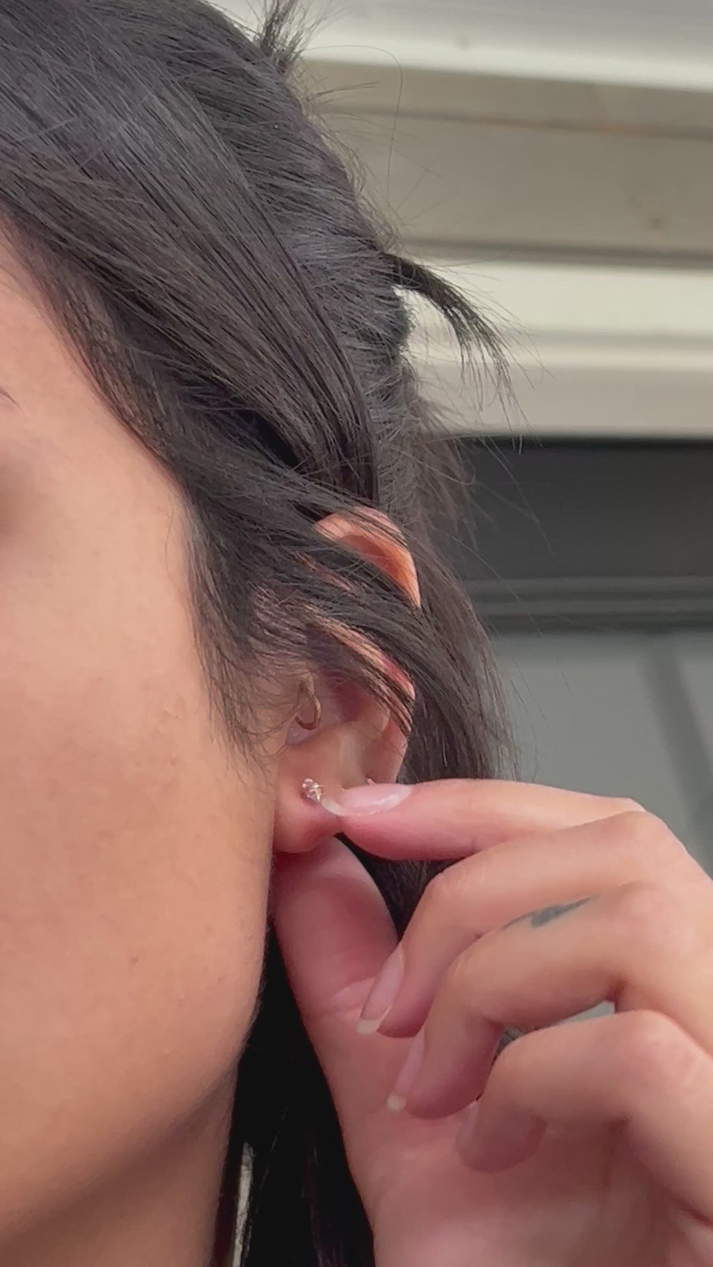 Boucles d'oreilles Pierre de Naissance - Diamant Herkimer (Avril) - Divine Connection