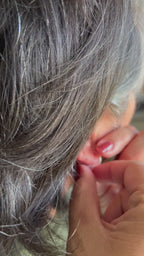 Cerceaux à enfiler (cornaline)