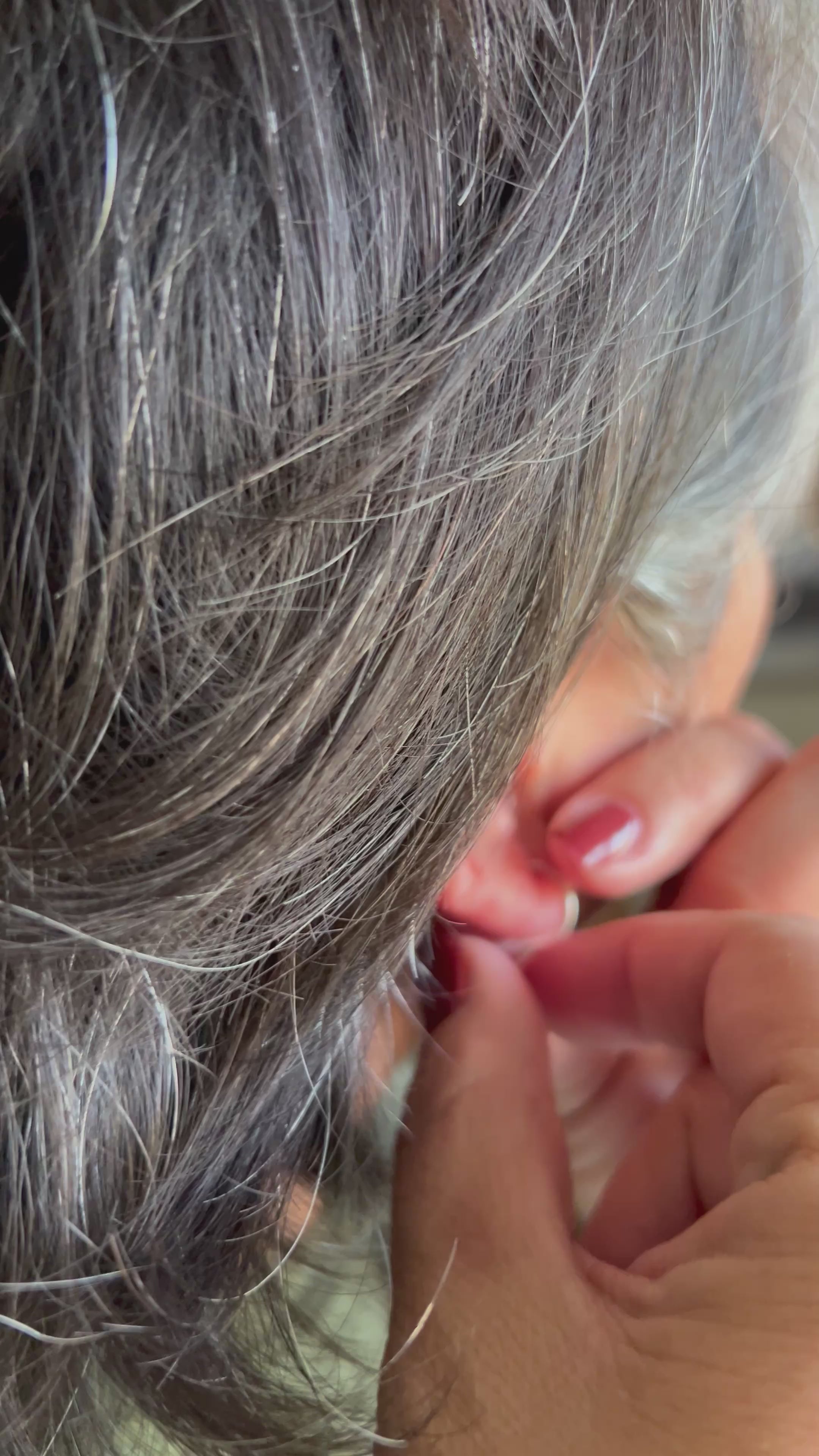 Cerceaux à enfiler (cornaline)