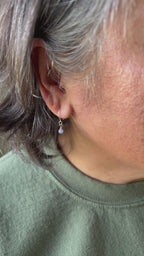 Créoles à enfiler (Tanzanite)