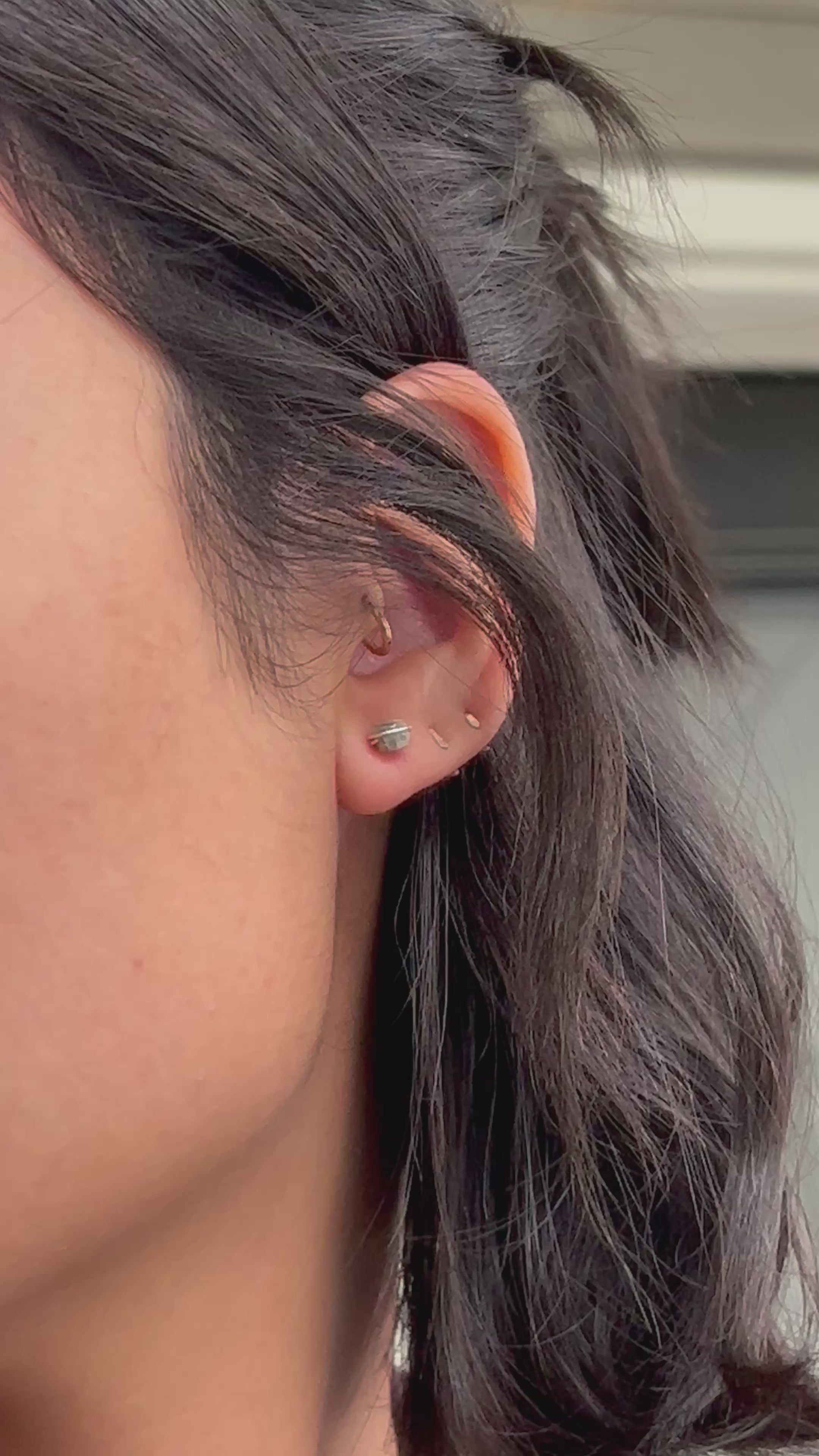 Boucles d'oreilles pierre de naissance - Émeraude (mai) - Rajeunissement