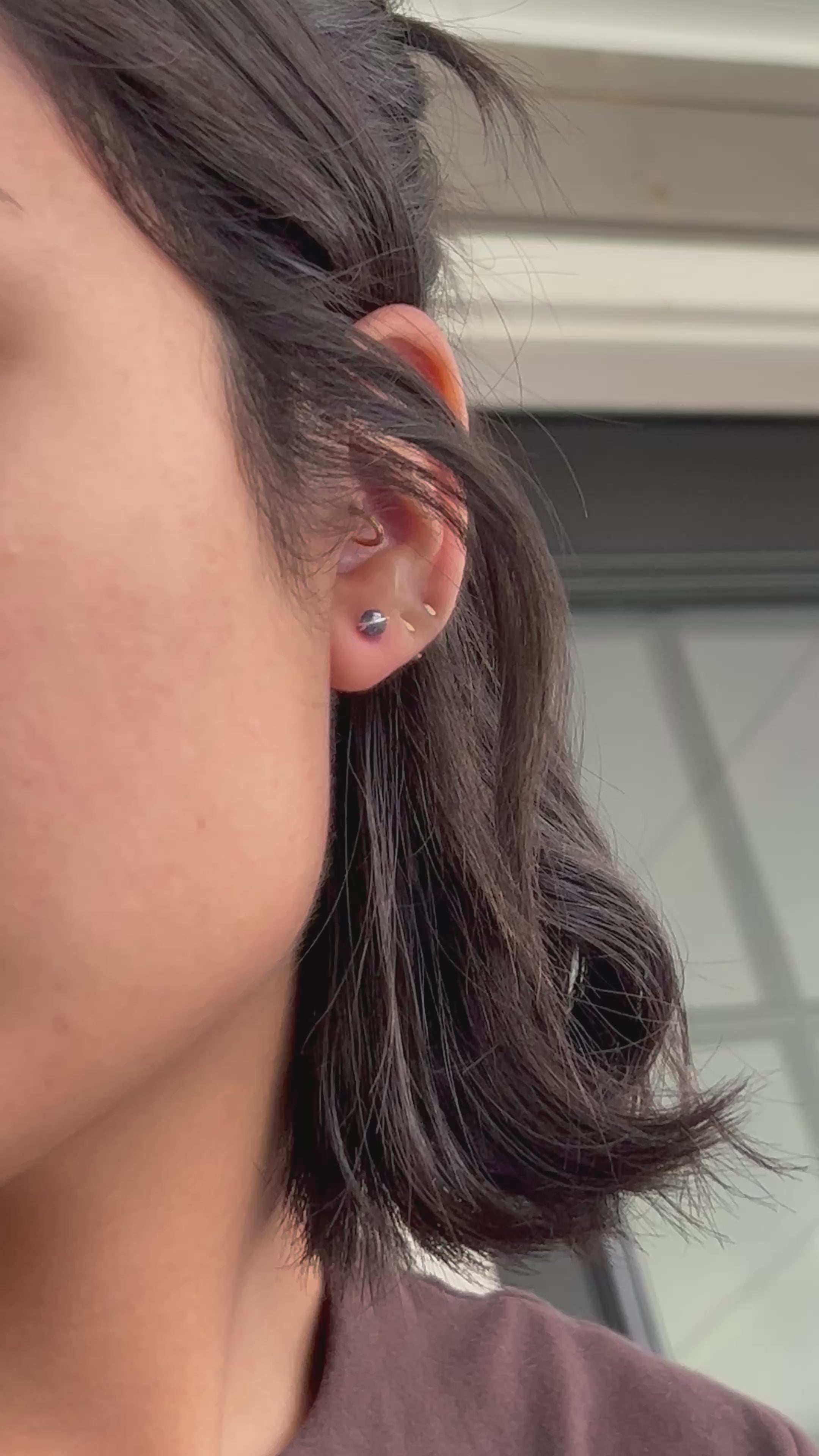 Boucles d'oreilles en pierre de naissance - Saphir (septembre) - Sagesse