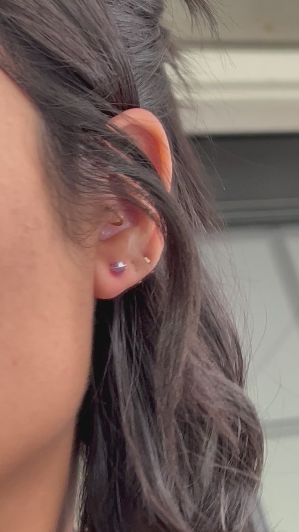 Boucles d'oreilles pierre de naissance - Rubis (juillet) - Passion