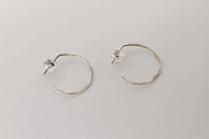 Jane Midi Hammered Hoops