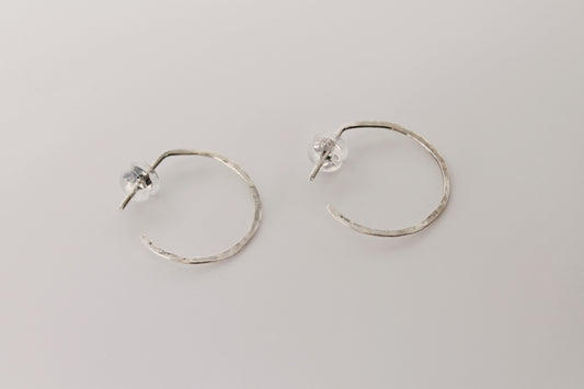 Jane Midi Hammered Hoops