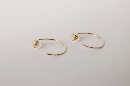 Jane Midi Hammered Hoops