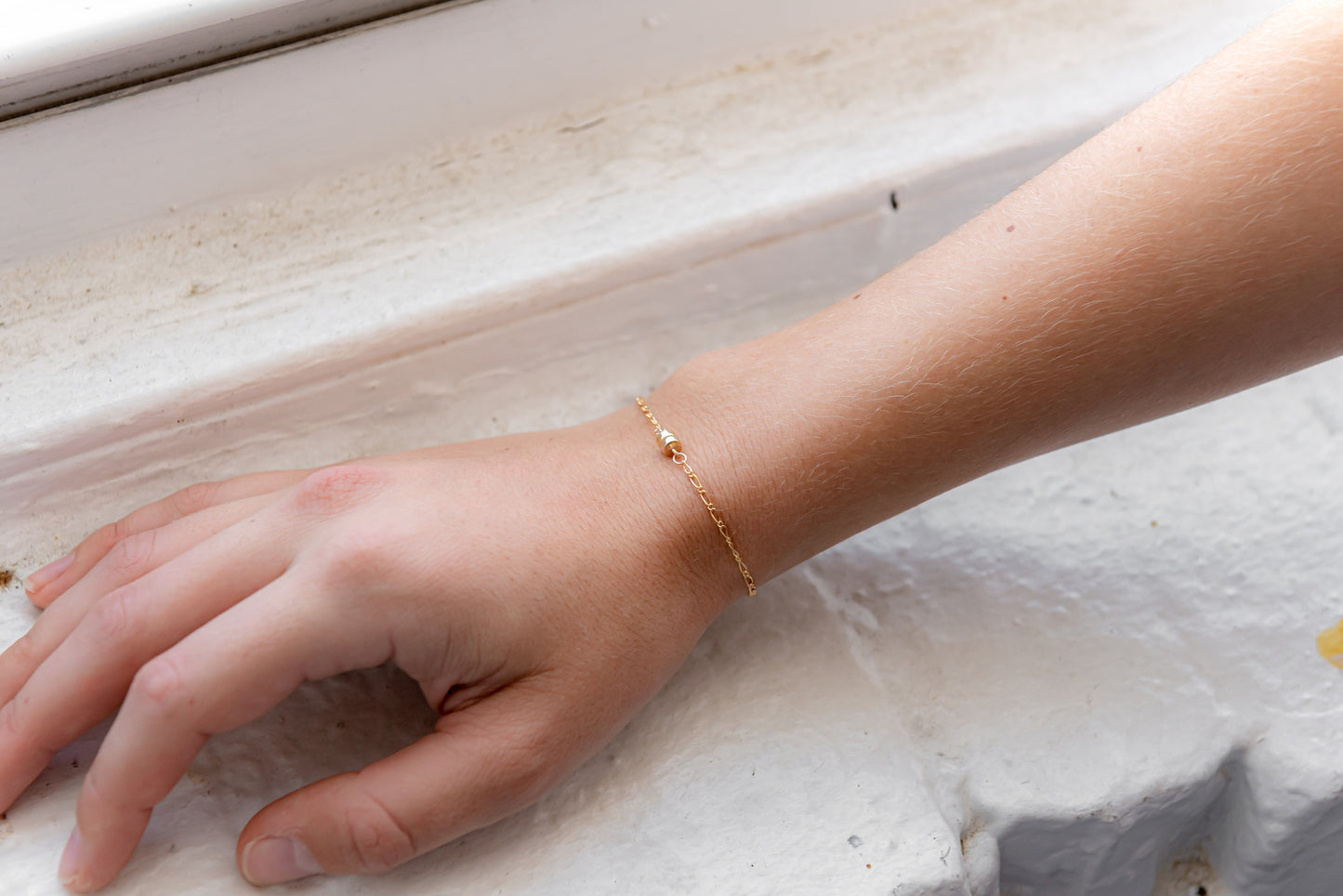 Wren Pearl Bar Bracelet
