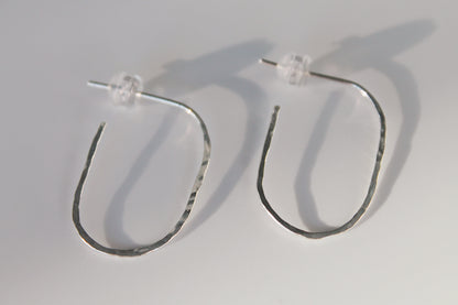 Darby Midi Hammered Hoops