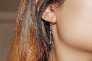 Mira Aquamarine Gradient Earrings