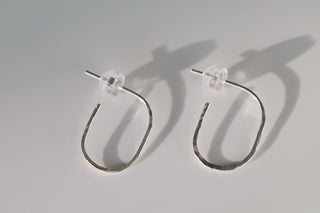 Darby Mini Hammered Hoops