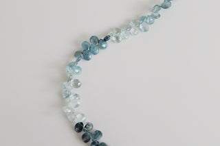 Daphne Aquamarine Lariat Necklace