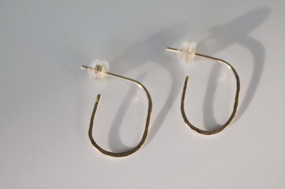 Darby Mini Hammered Hoops
