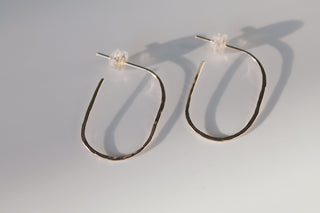 Darby Midi Hammered Hoops