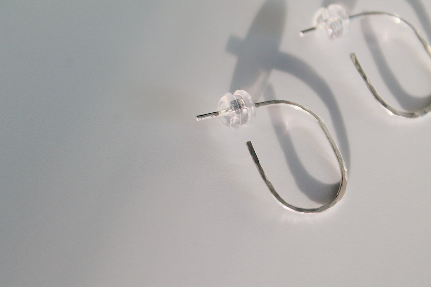 Darby Mini Hammered Hoops