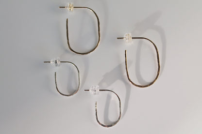 Darby Mini Hammered Hoops