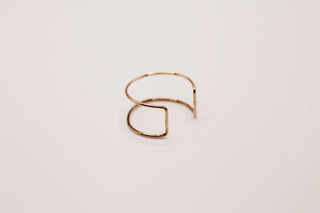 Willow Adjustable Double Bar Ring